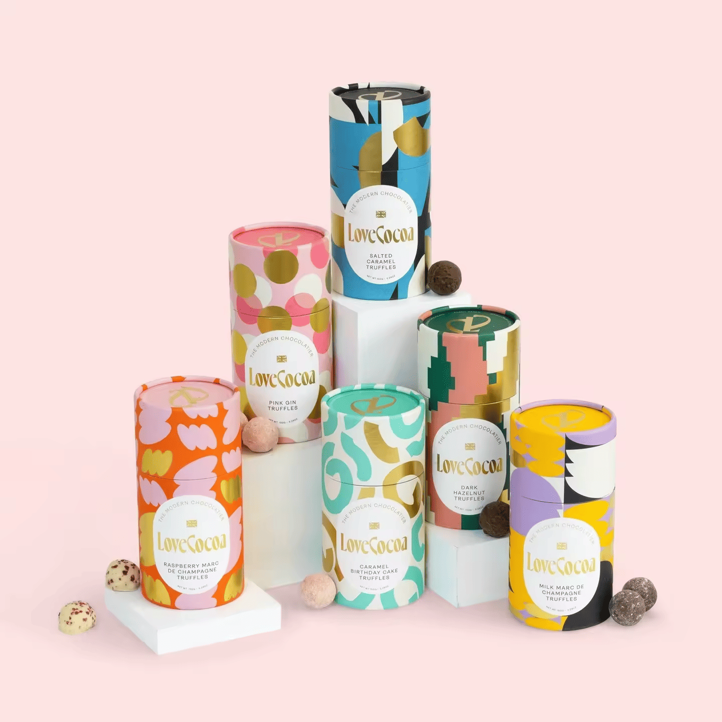 Food Grade Eco Friendly Kraft Cardboard Cylinder Round Packaging Box Paper Tube Packaging For Loose 