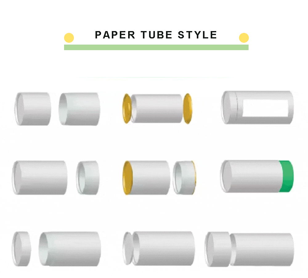 Eco Friendly High Quality Beautiful Custom Printing Design Pure Cosmetic Paper Tube Packaging 