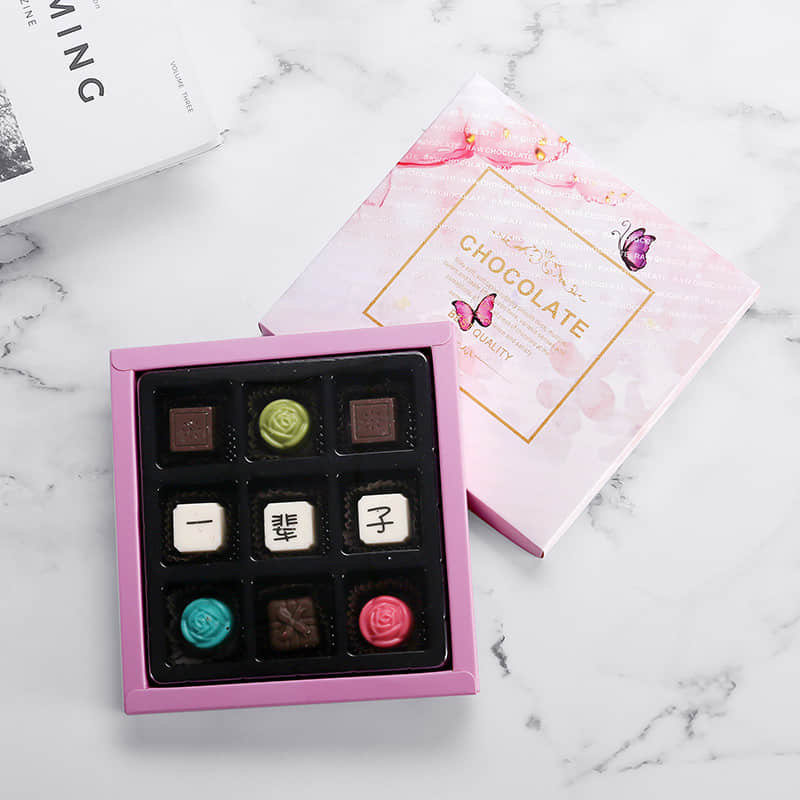 Eco Friendly Paper Box Packaging For Chocolate Folding Boxes