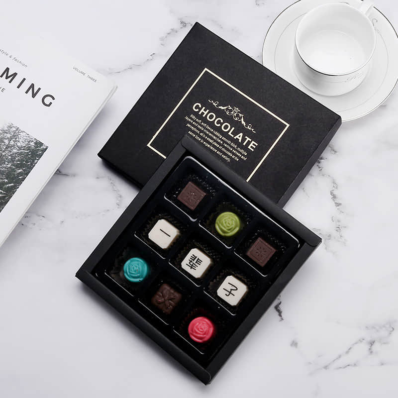 Eco Friendly Paper Box Packaging For Chocolate Folding Boxes