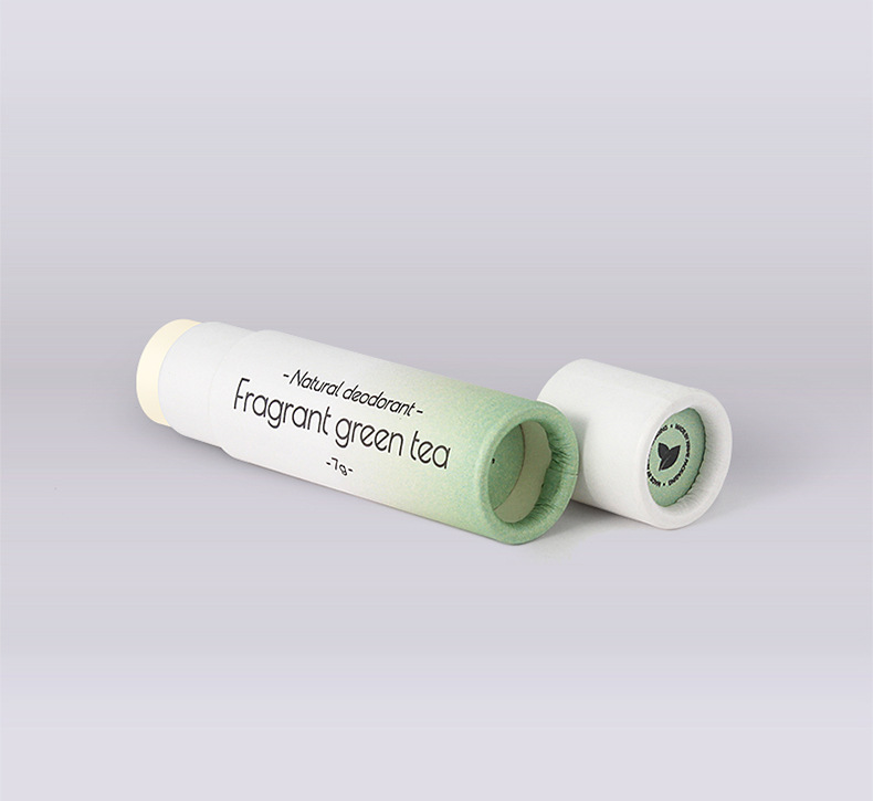 Custom logo Design Printed Push Up paper tube For lip balm
