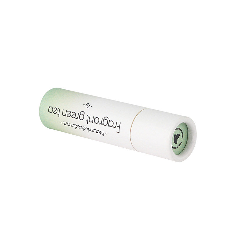 Custom logo Design Printed Push Up paper tube For lip balm