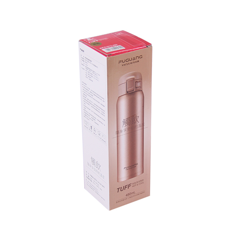 Corrugated paper box for watter bottle