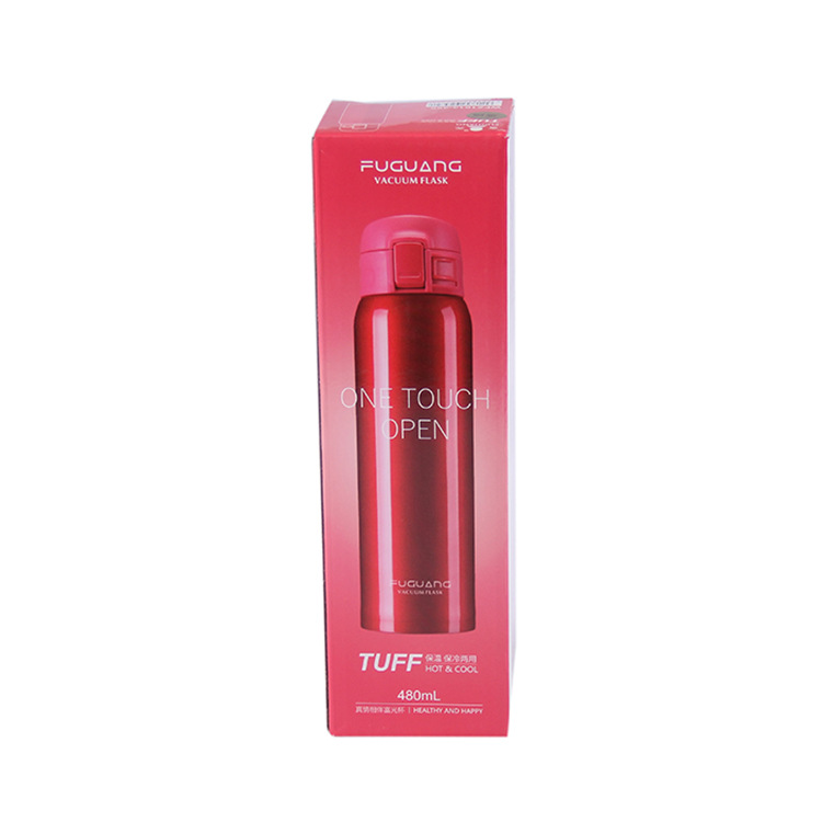 Corrugated paper box for watter bottle