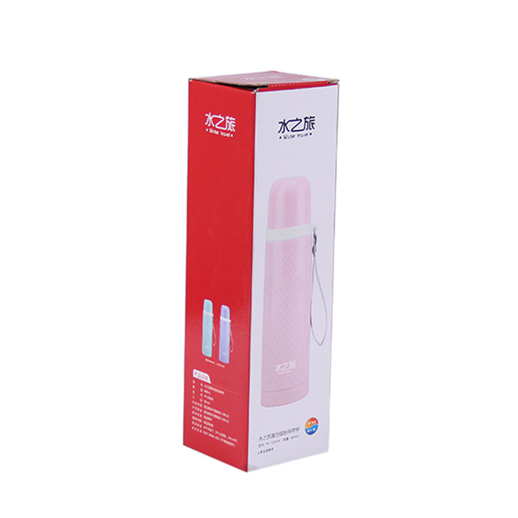 Corrugated paper box for watter bottle