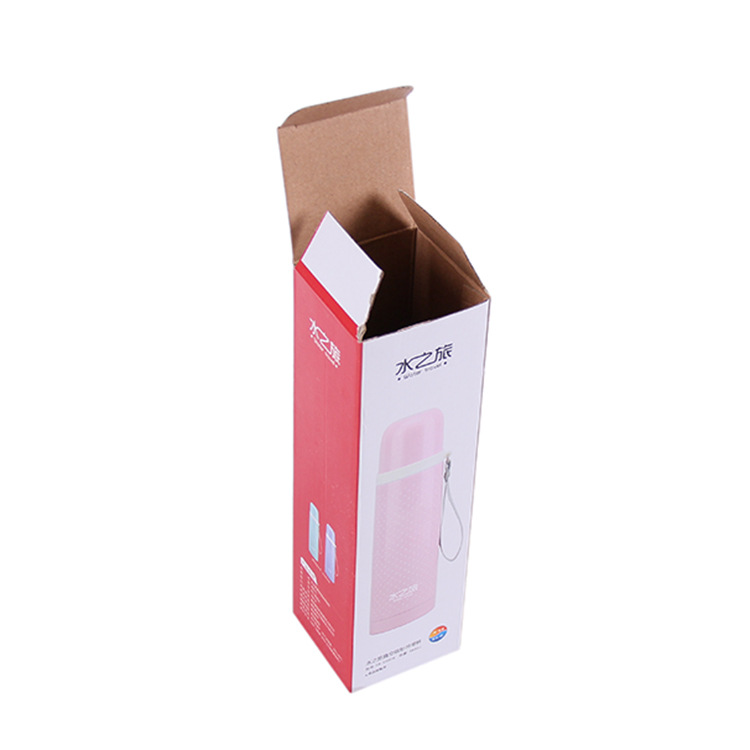 Corrugated paper box for watter bottle