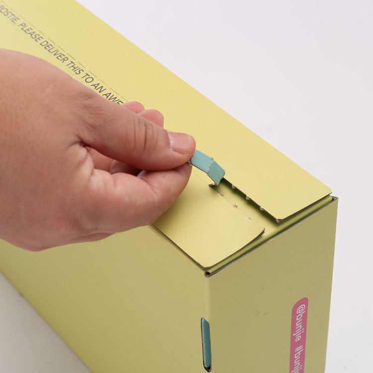 Custom Corrugated Paper Boxes with Easy Tear Opening Design