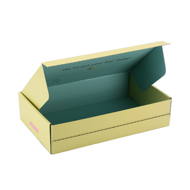 Custom Corrugated Paper Boxes with Easy Tear Opening Design