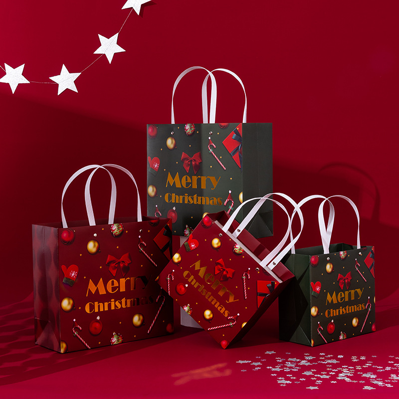 High Quality Custom Christmas Paper Gift Bags