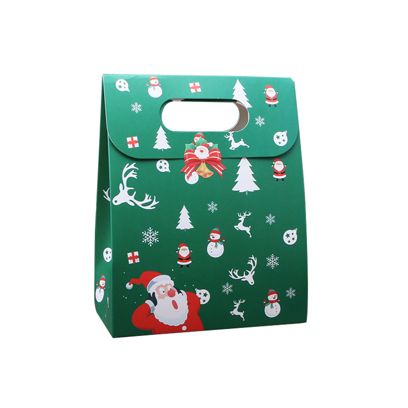 Custom Christmas Paper Gift Bags with Handles