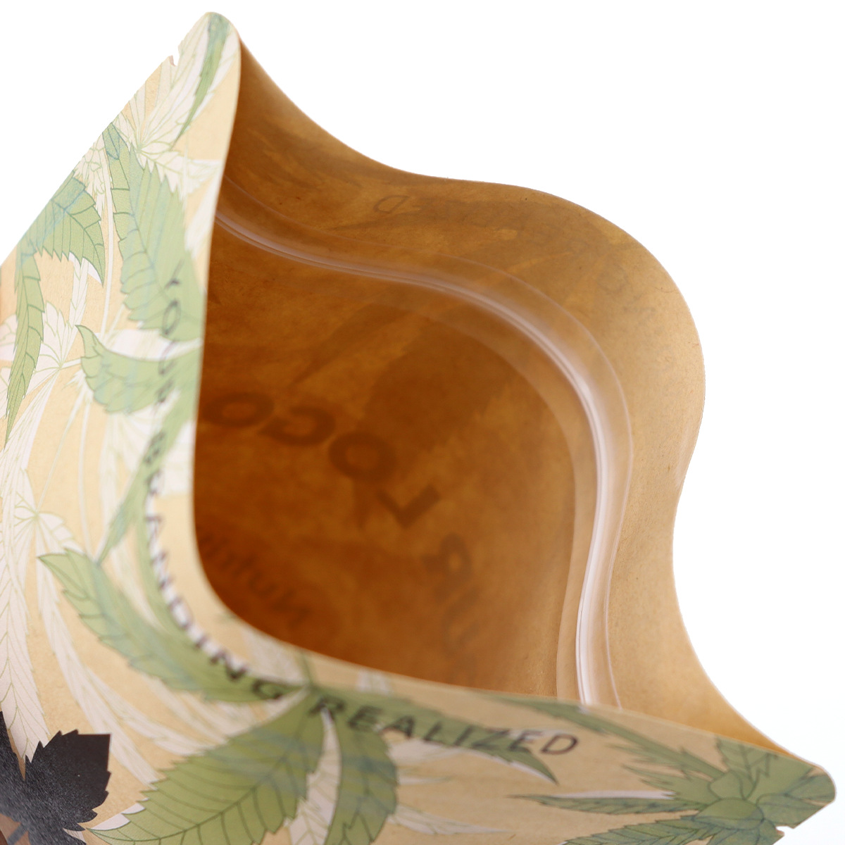 Eco Friendly Kraft Paper Stand Up Bags with Custom Printing