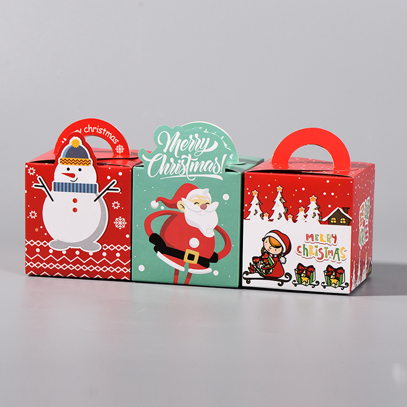 Eco Friendly Paper Card Folding Box For Christmas Gift Box