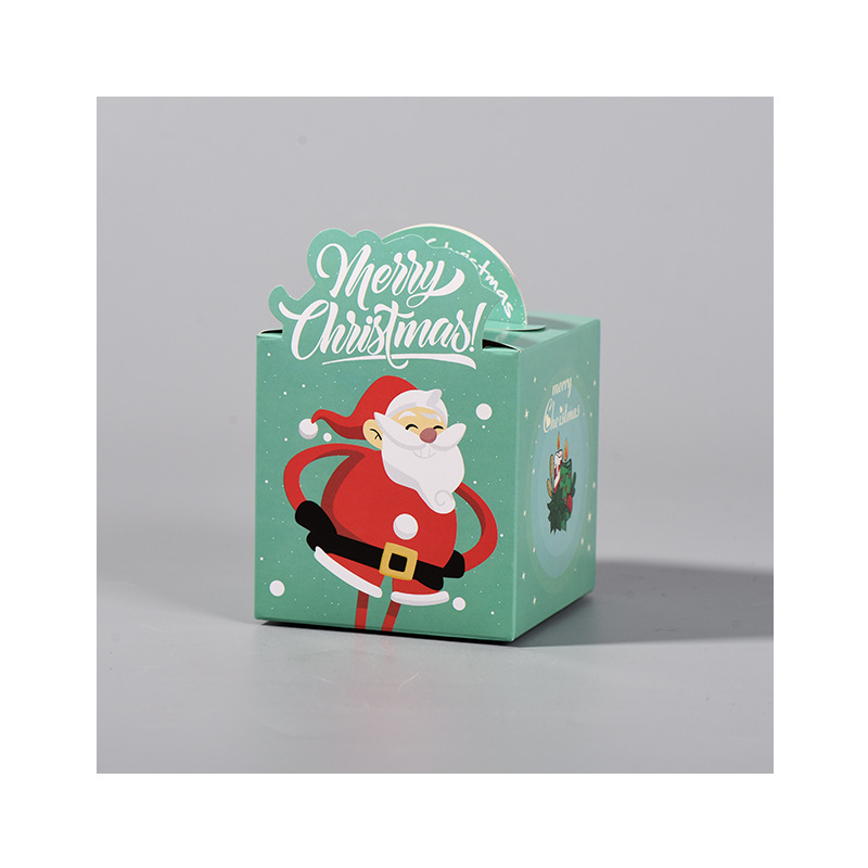 Eco Friendly Paper Card Folding Box For Christmas Gift Box