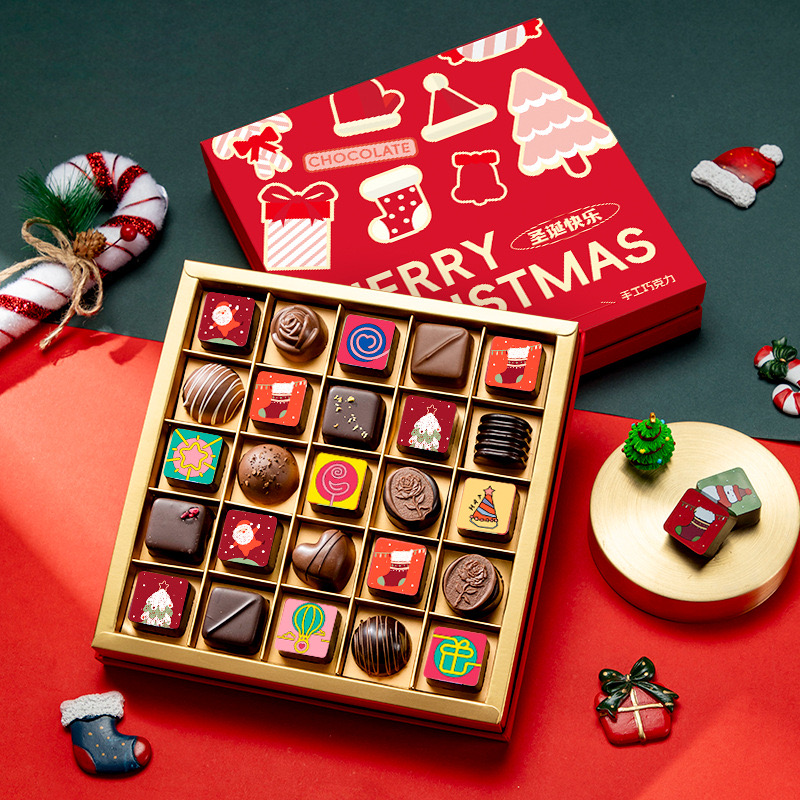 Christmas Paper Box Packaging For Chocolate