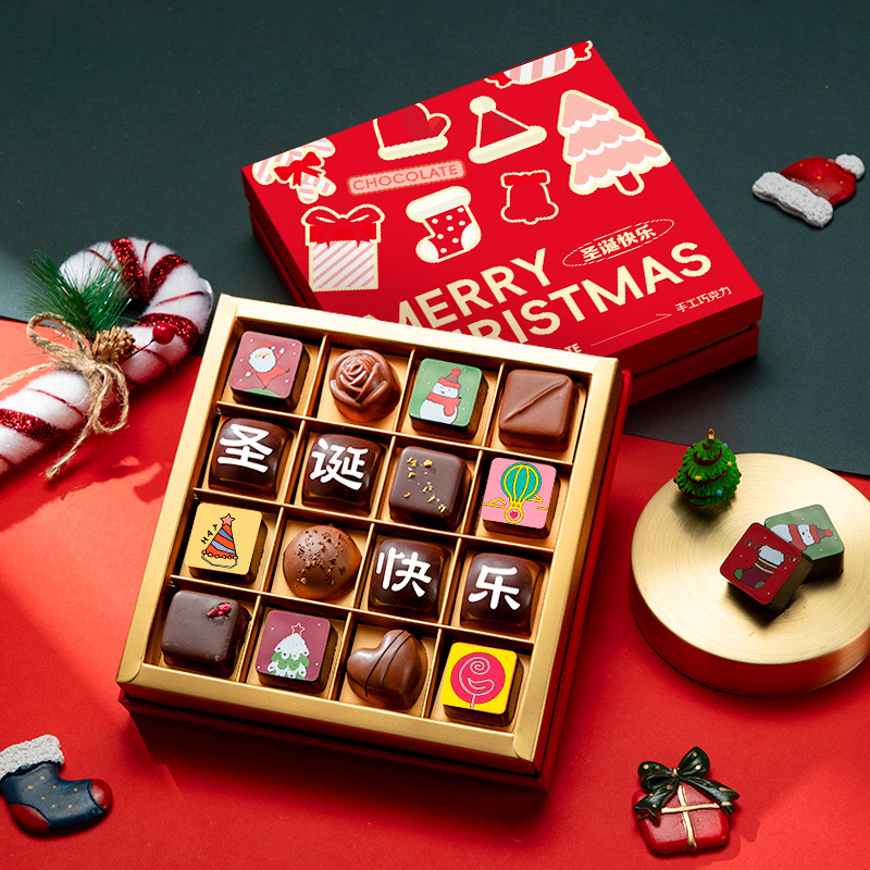 Christmas Paper Box Packaging For Chocolate