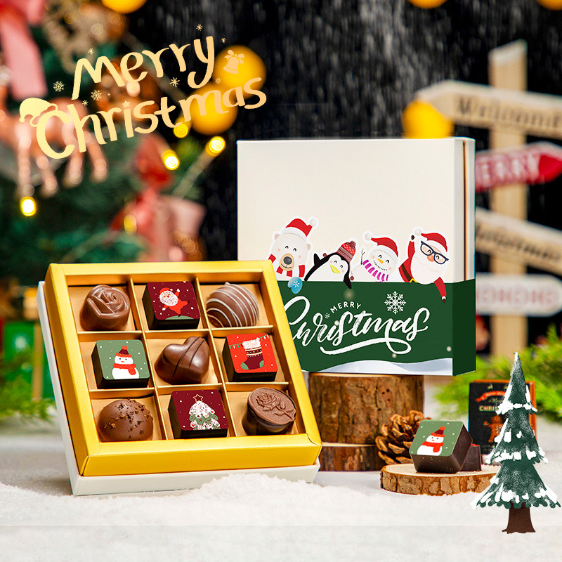 Christmas Paper Box Packaging For Chocolate