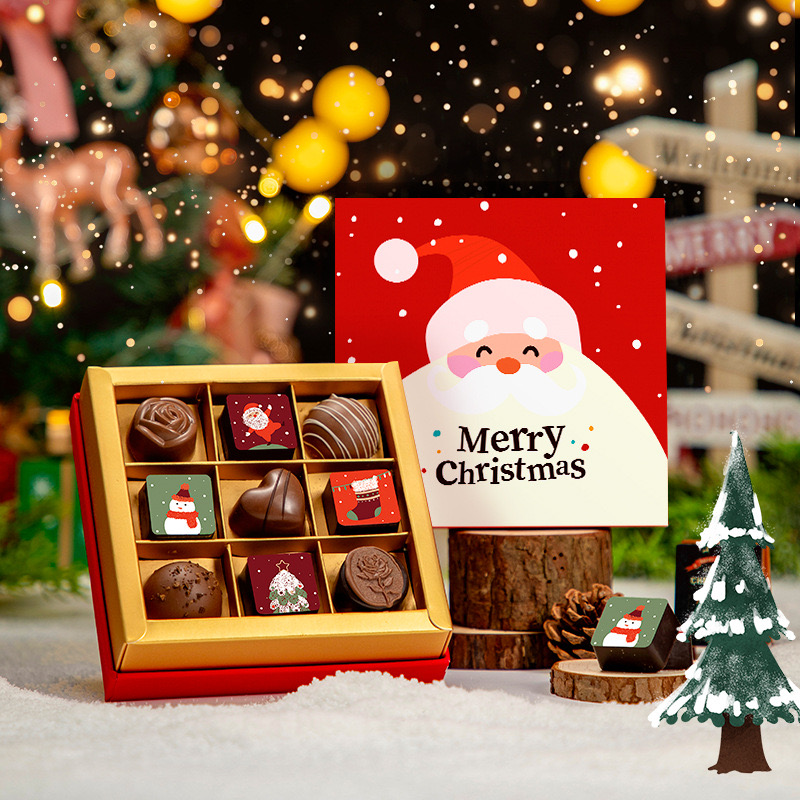Christmas Paper Box Packaging For Chocolate
