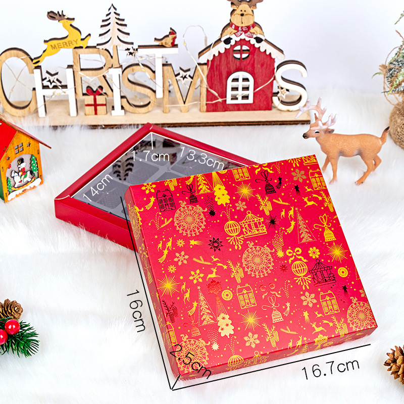 Christmas Chocolate Paper Box Packaging Customized