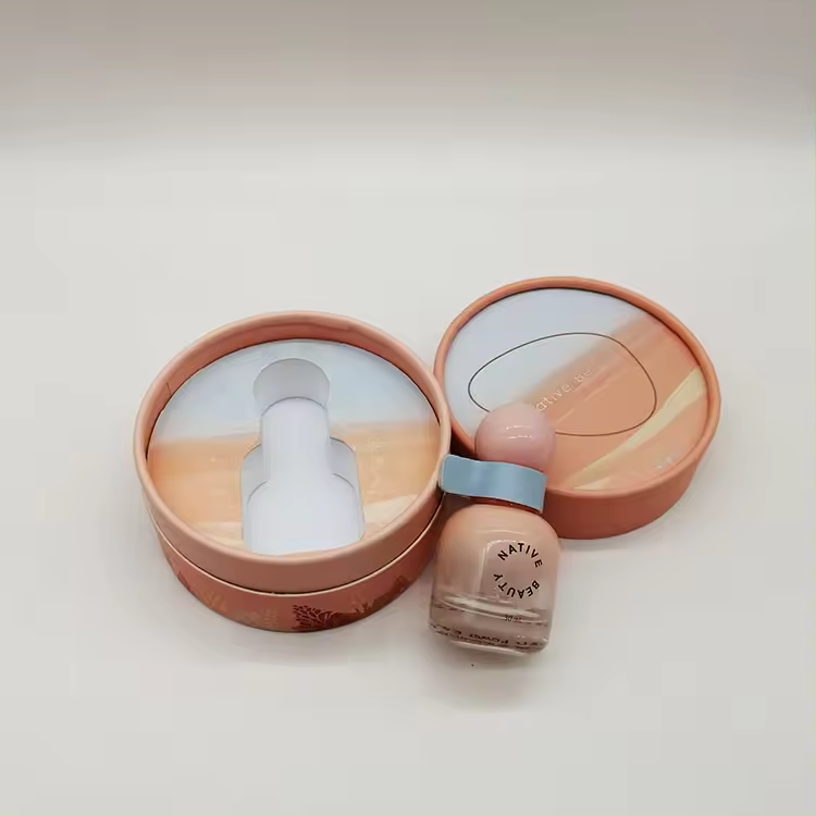 Eco-Friendly Paper Tube Packaging for Skincare Products with Insert