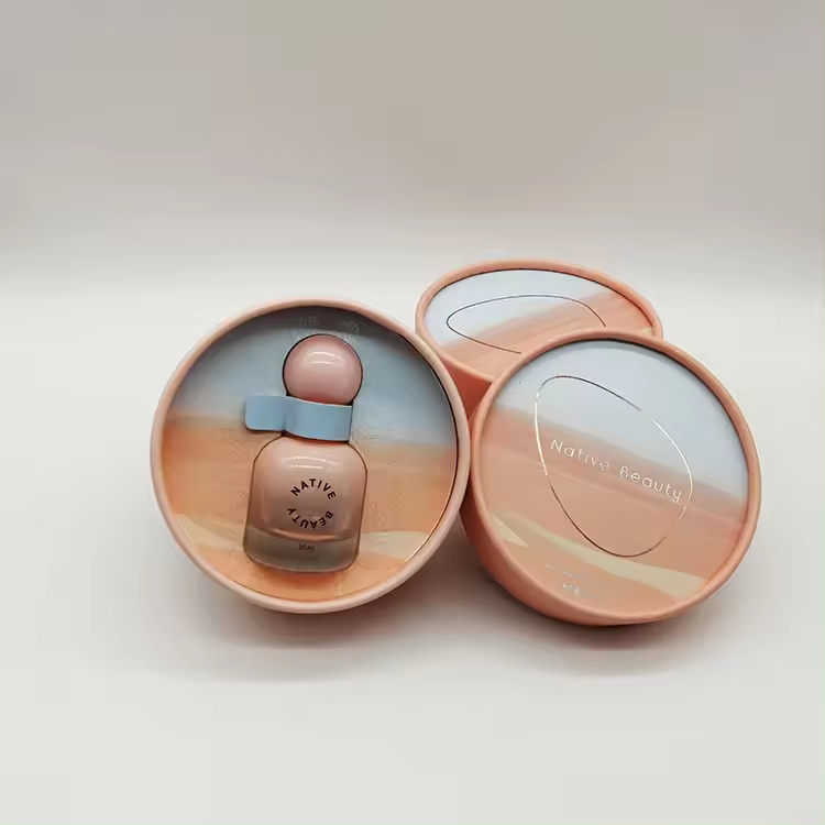Eco-Friendly Paper Tube Packaging for Skincare Products with Insert
