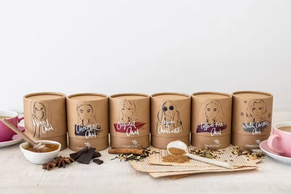 Custom Printed Food Grade Paper Tube Packaging for Loose Leaf Tea