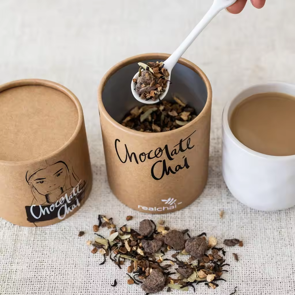 Custom Printed Food Grade Paper Tube Packaging for Loose Leaf Tea