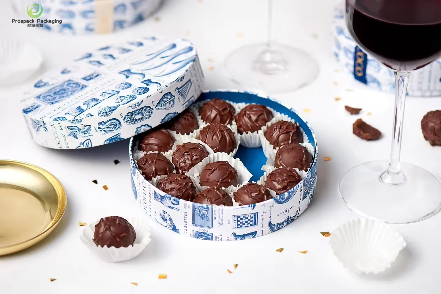 Food Grade High Quality Eco Friendly Paper Tube For Chocolate