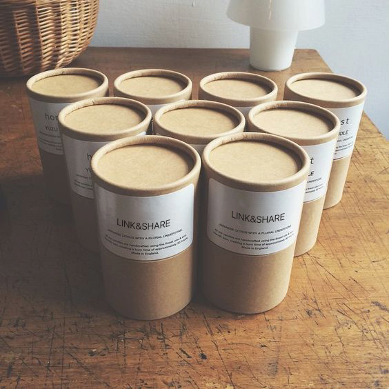 Custom Printed Sustainable Paper Tube Packaging for Lip Balm & Deodorant Stick Products